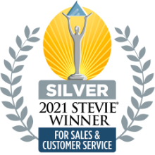 2021 silver stevie winner customer service
